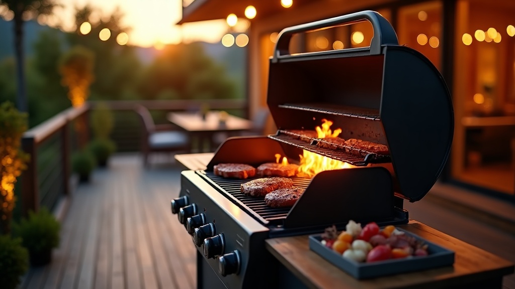 Broil King prémium gázgrill alkonyi teraszon